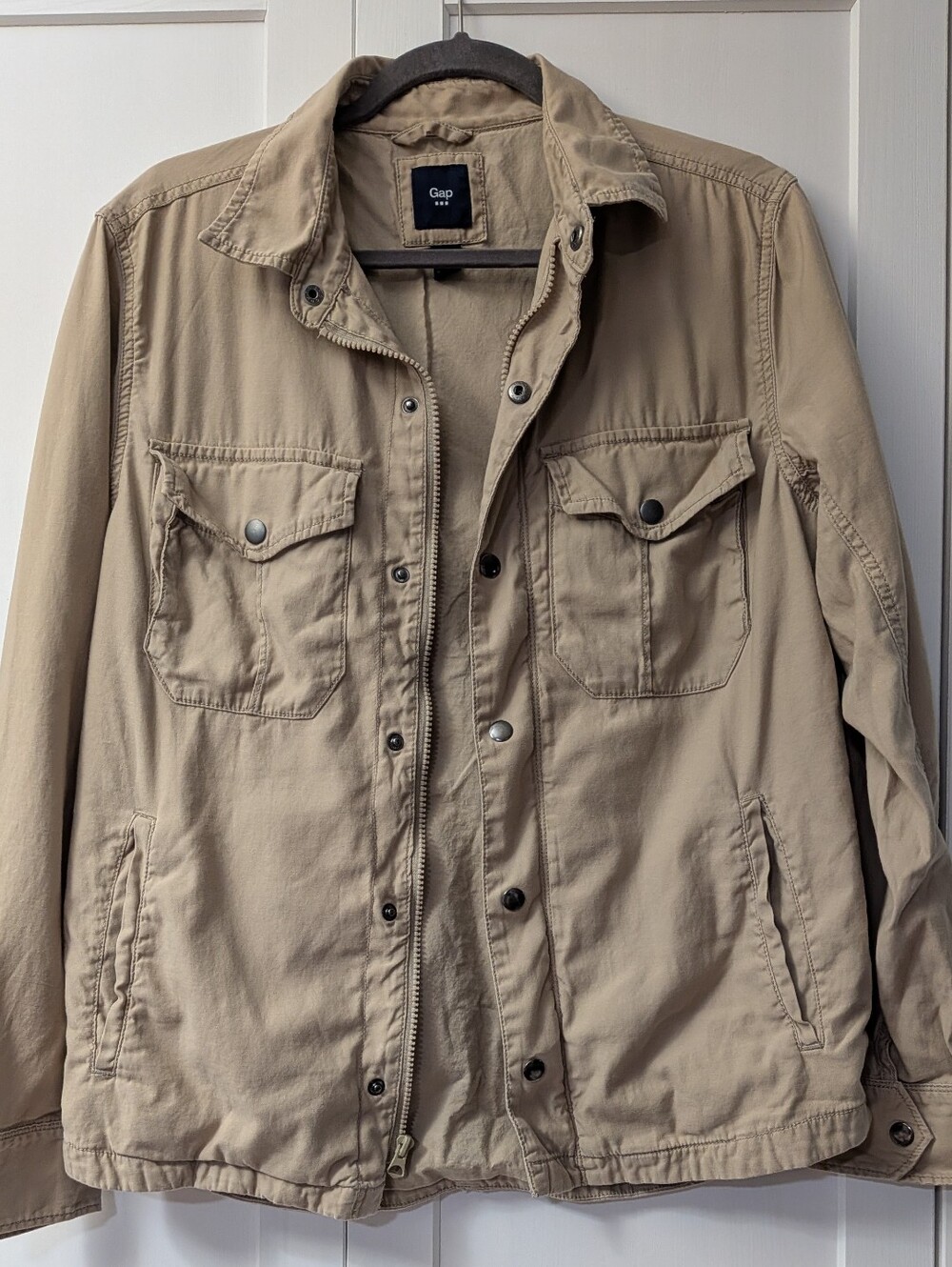 GAP Factory, Khaki Field Jacket, Size Small